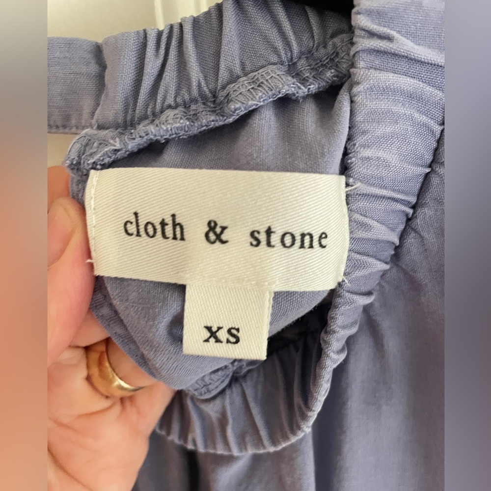 Anthropologie Cloth & Stone Cutout Mini Dress | Size XS - Picture 6 of 7
